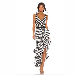 Bronx and Banco Lola Gown in Black & White